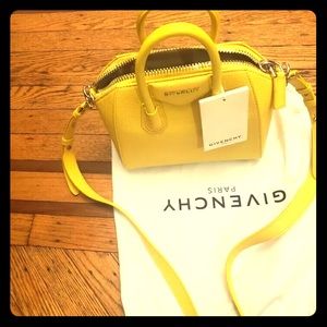 Givenchy Antigona Mini Yellow Sugar Leather